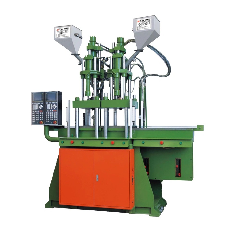 Two-color silicone watchband manufacturing machine