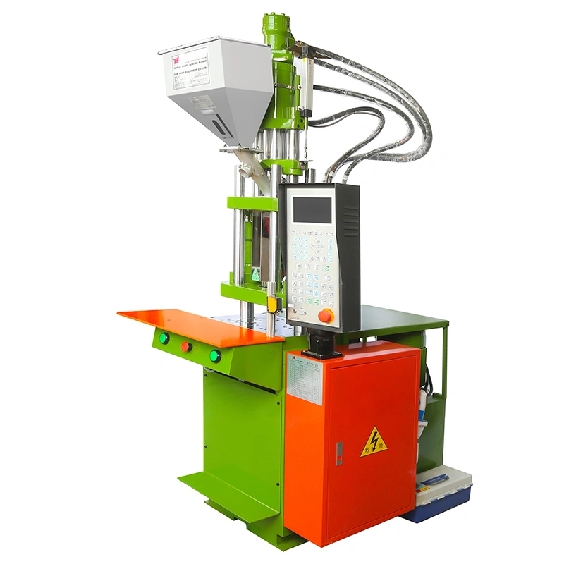 Monitor conversion head vertical injection molding machine